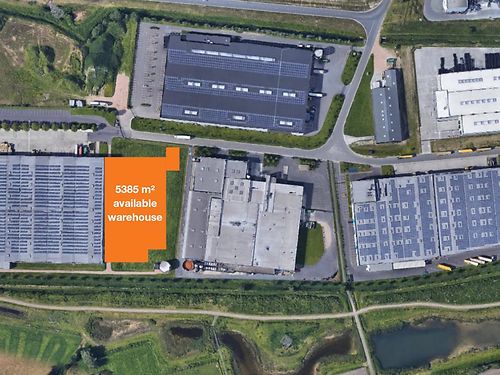 Nieuwbouw magazijn in industriezone te Desteldonk