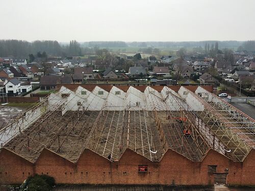 Nieuwbouw KMO-units in KMO-park 'De Weverij' te Laarne (Kalken)