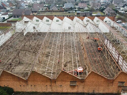 Nieuwbouw KMO-units in KMO-park 'De Weverij' te Laarne (Kalken)