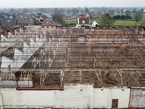 Nieuwbouw KMO-units (vergund) in KMO-park 'De Weverij' te Laarne (Kalken)